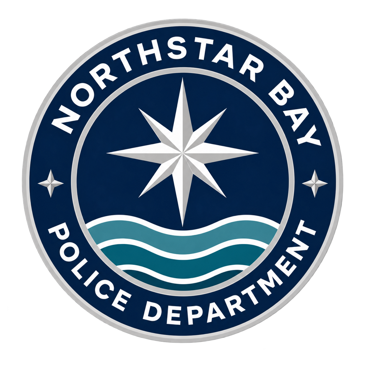 Fictitious Northstar Bay Police Department seal